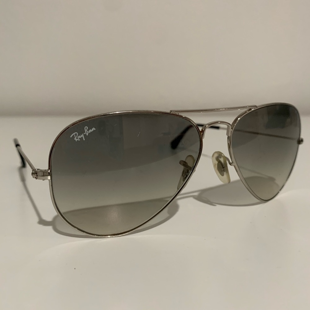 Silver Ray Ban aviators
